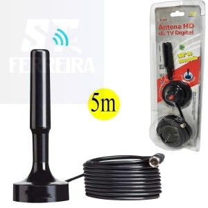 ANTENA DIGITAL INTERNA E EXTERNA PARA TV (N-164)