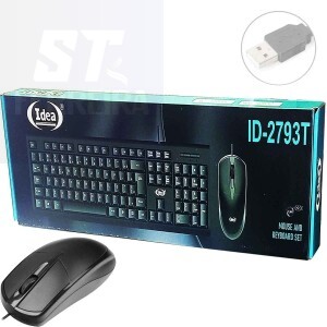 CONJUNTO TECLADO E MOUSE COM FIO PARA PC (ID-2793T)